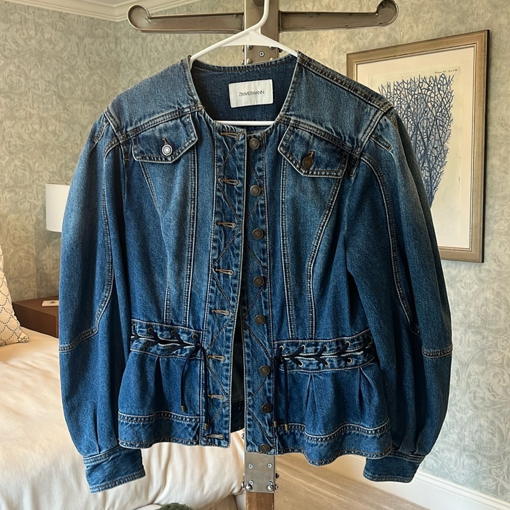 ZIMMERMAN size 1 denim jacket